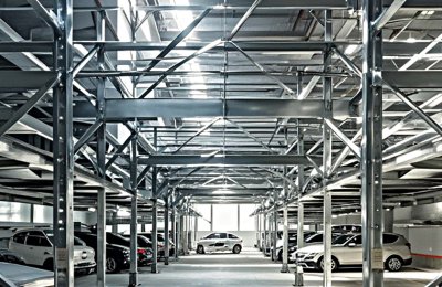 Steel structure multi storey parking garage Supplier