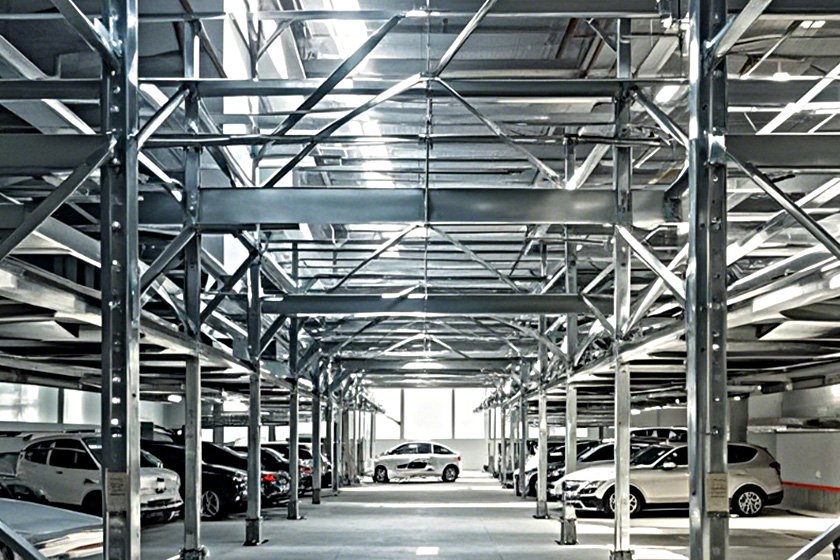 Steel structure multi storey parking garage Supplier