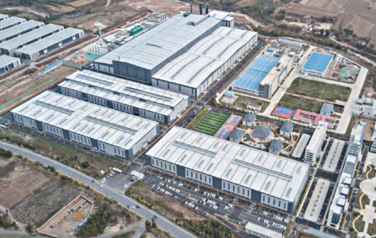 Parque industrial de equipos de alta gama de nuevos materiales del mar nuclear de Zhangqiu Iraite Taller de nuevos materiales del mar nuclear Planta de estructura de acero