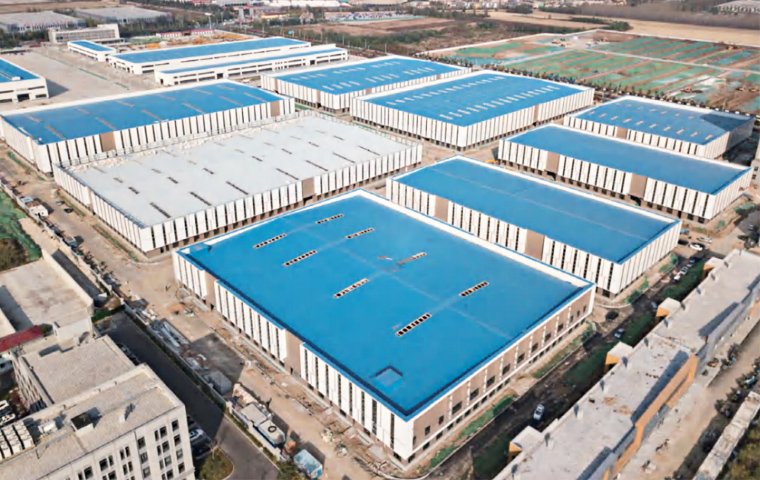 Parque industrial chino-europeo de puertas y ventanas de bajo consumo