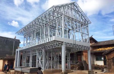 Steel structure villa