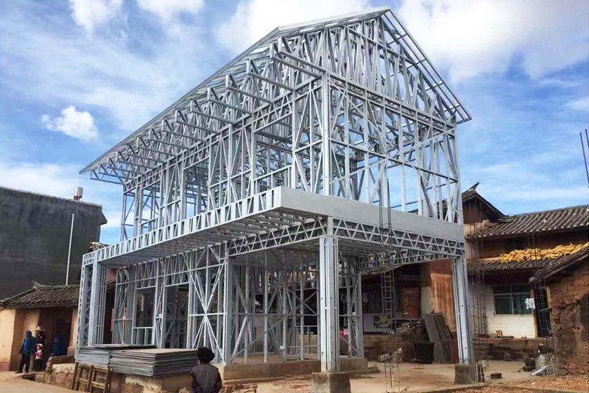 Steel structure villa