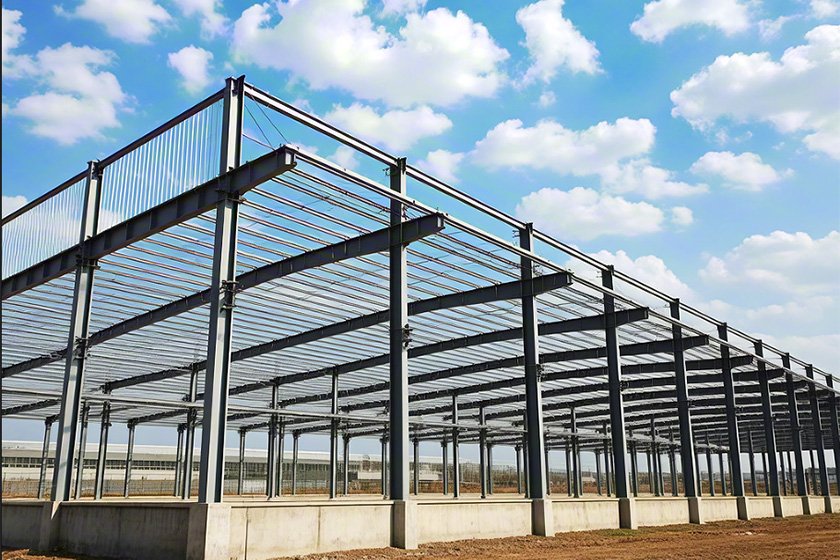 Steel structure cowshed