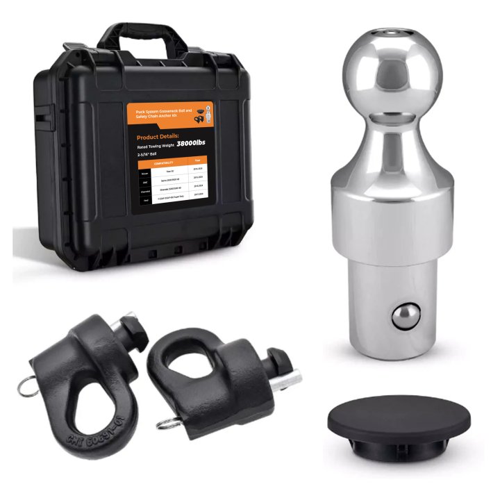 Puck System Gooseneck Ball Hitch Kit