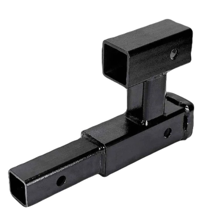 Dual Receiver Extender Trailer Towing Hitch Extension Bicycle Extender