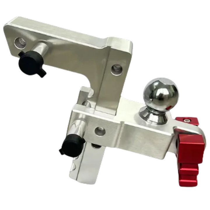 Aluminum Adjustable Trailer Hitch Ball Mount 
