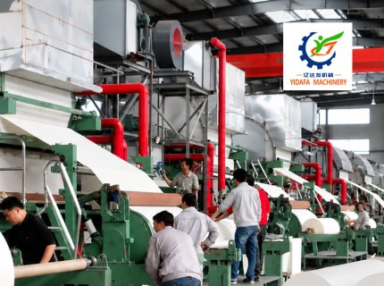 Toilet Paper Making Machine From Waste Paper Bamboo