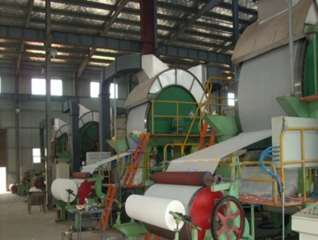 Bamboo Pulp System Mother Roll Tissue Paper Manufacturing Machine