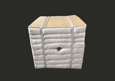 Method of making ceramic fiber module