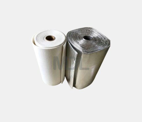ALUMINIUM FOIL COATED CERAMIC FIBER PAPER