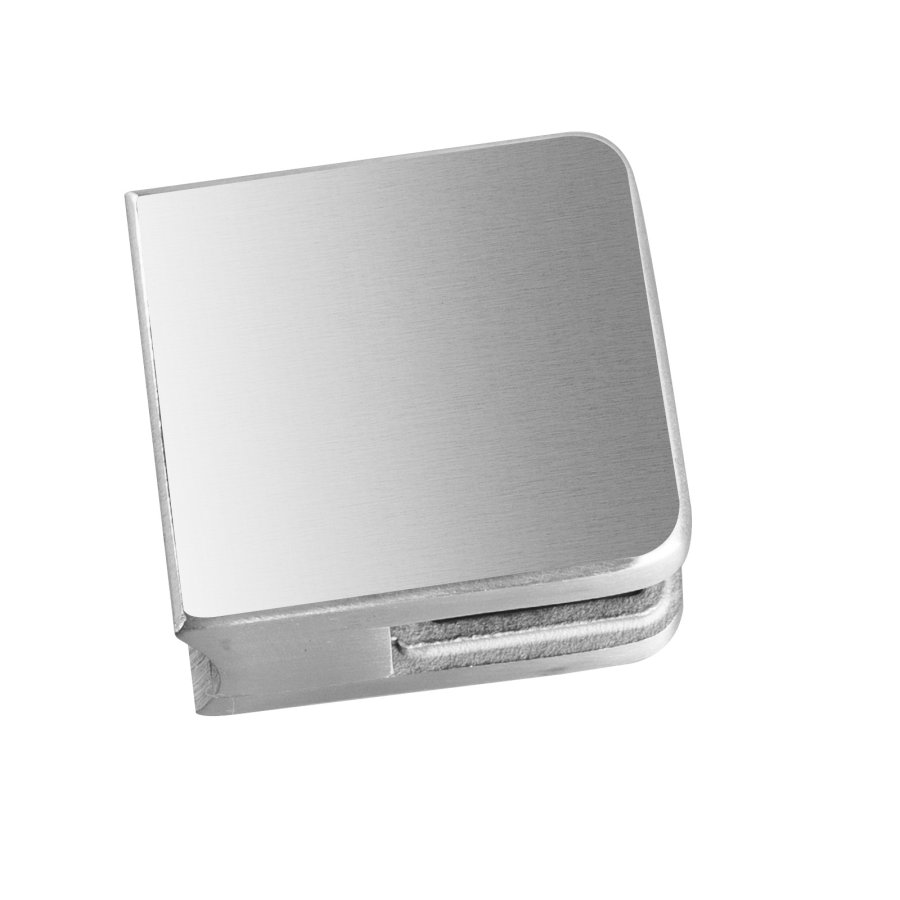 Modern stainless steel clamp for balcony glass panels