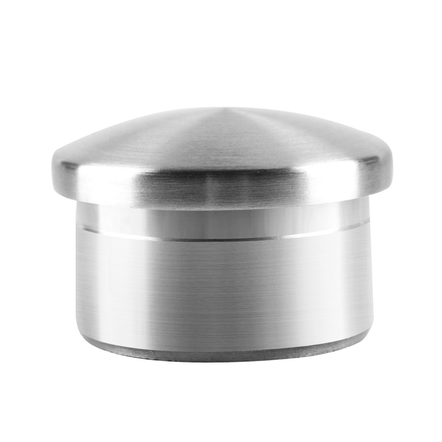 Handrail brackets and end caps for secure installation