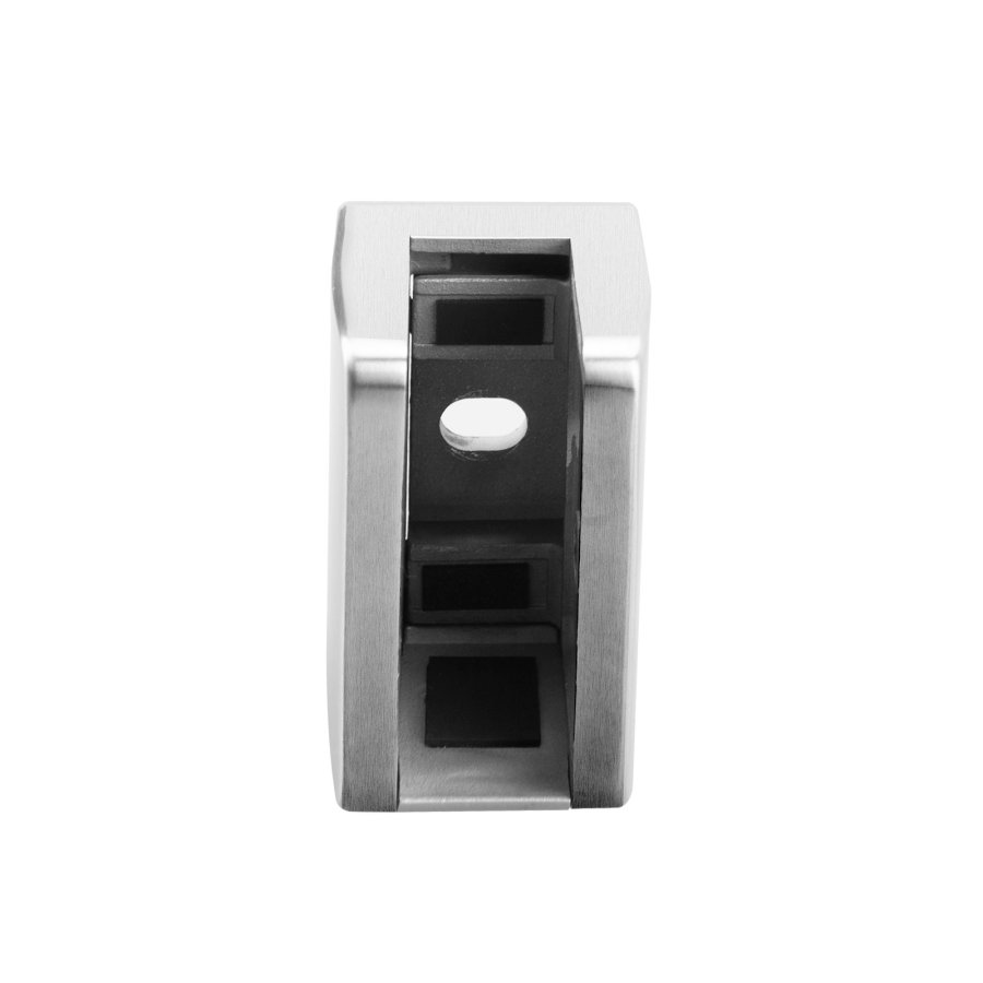 Adjustable glass holder clamp for secure installation