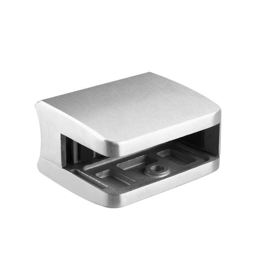 Stylish 8mm glass clamps and railing support brackets