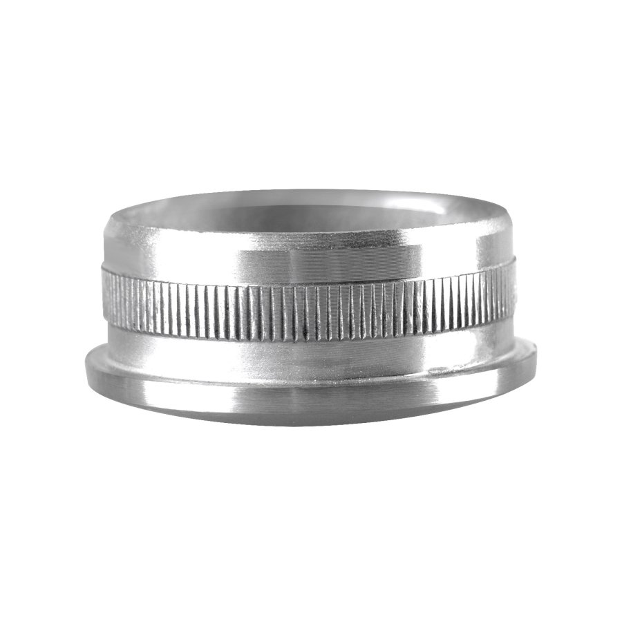 Stainless steel handrail cap detail