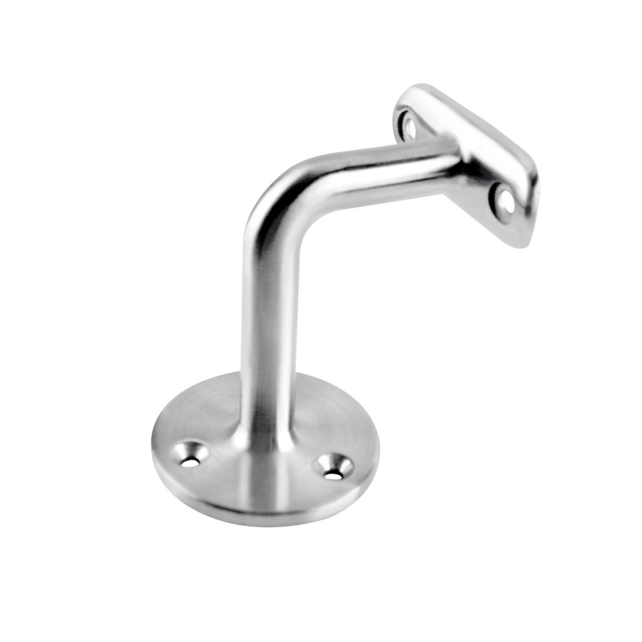 Durable Industrial Wall Brackets Supporting Stair Railings