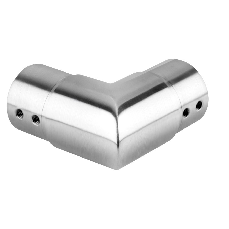 durable handrail connector for round pipe fittings
