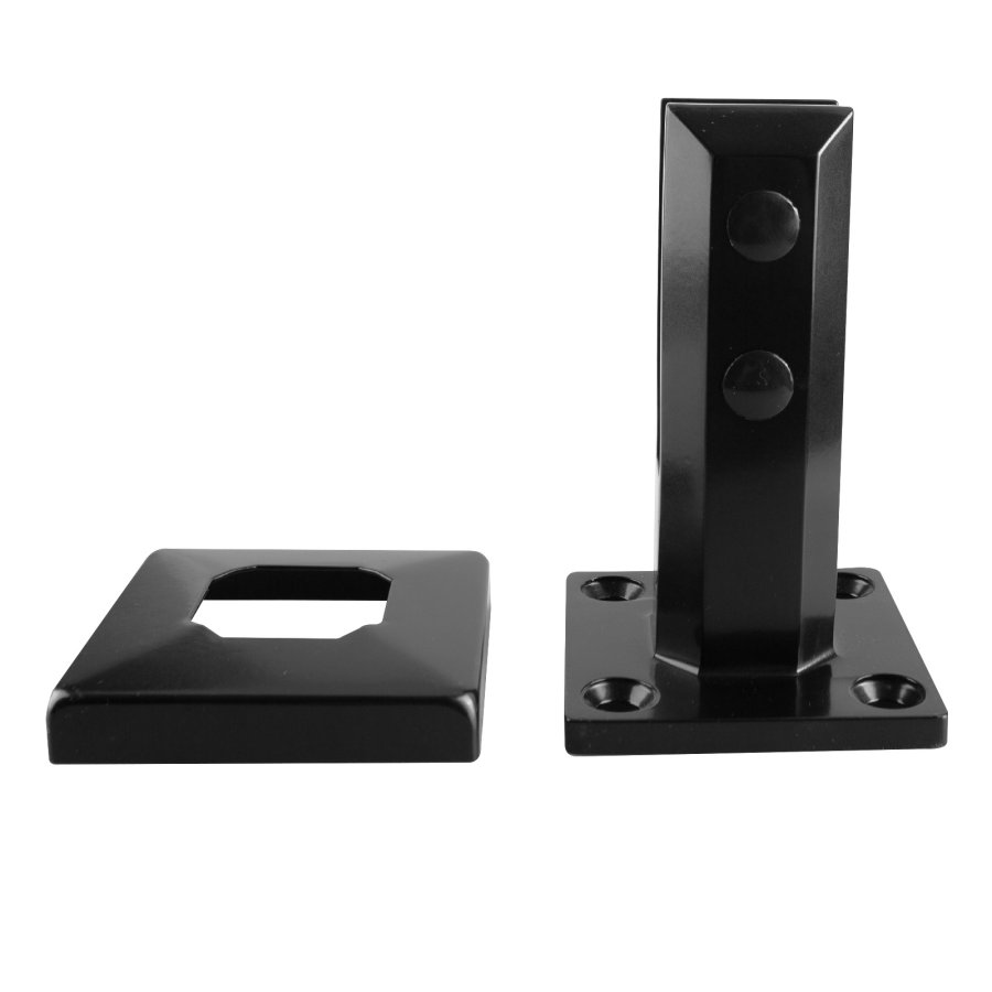 Sleek Glass Railing Hardware – Premium Ball Centre Post