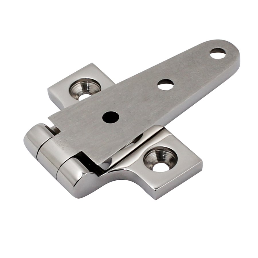 Marine grade stainless steel handrail connector hinge