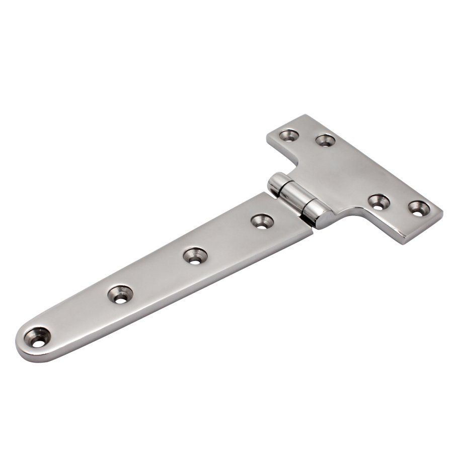 Marine hinge for boat door installation