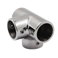 316 Stainless Steel 4-Way Handrail Connector