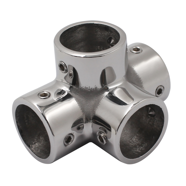 316 Stainless Steel 4-Way Handrail Connector