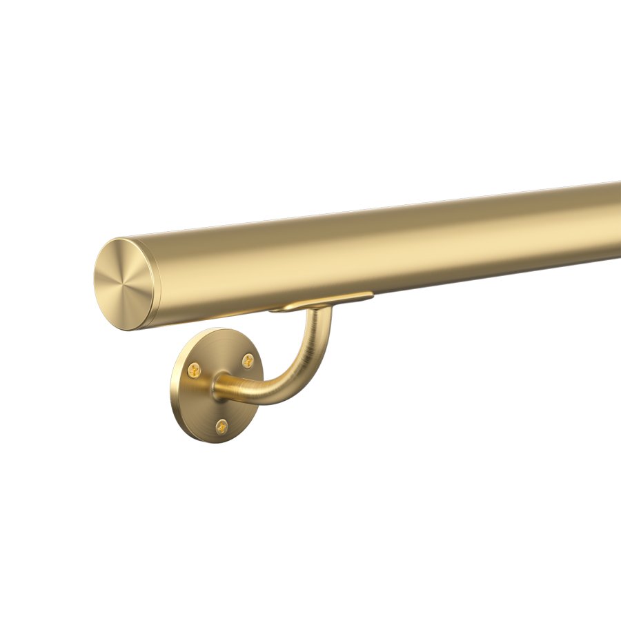 Handrail Kit 1 - Round pvd golden