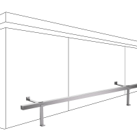 Bar Foot Rail Kit 2 - Square 7
