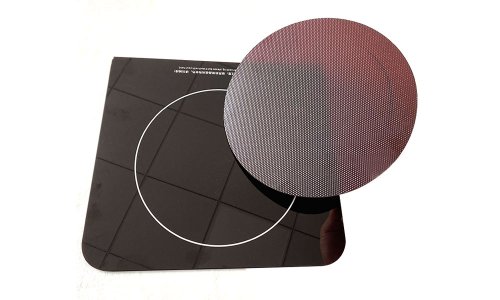 Black Ceramic Glass 4mm 6mm induction cooker glass ceramic plate for cooktop