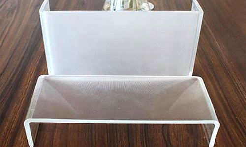 Ultra clear tempered u channel profile glass railing aluminum u channel shape glass