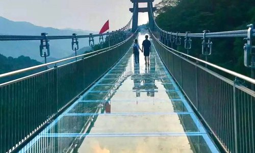Walkway glass
