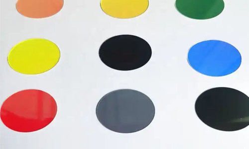 0.3mm 0.5mm 1.0mm thickness borofloat dichroic glass for Gobo filter