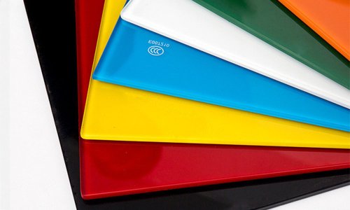 Colorful Back Splash Painted Glass/Lacquered Glass For Furniture Cabinet for Decoration