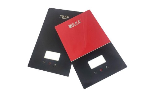 Custom smart home touch control panel glass for water heater touch panel glass for bath heater