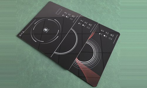 Heat Resistant Induction Cooker Ceramic Glass Sheet Silk Printing Cooktop Glass