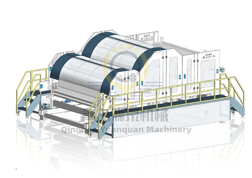 Double Cylinder Double Doffer Carding Machine