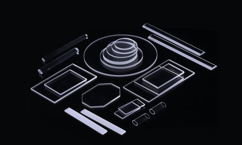 Placa de vidrio de cuarzo fundido óptico UCC vidrio de cuarzo de alta pureza