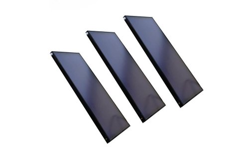 Colección de calor solar de vidrio plano de vidrio con patrón Rain - B de 5 mm