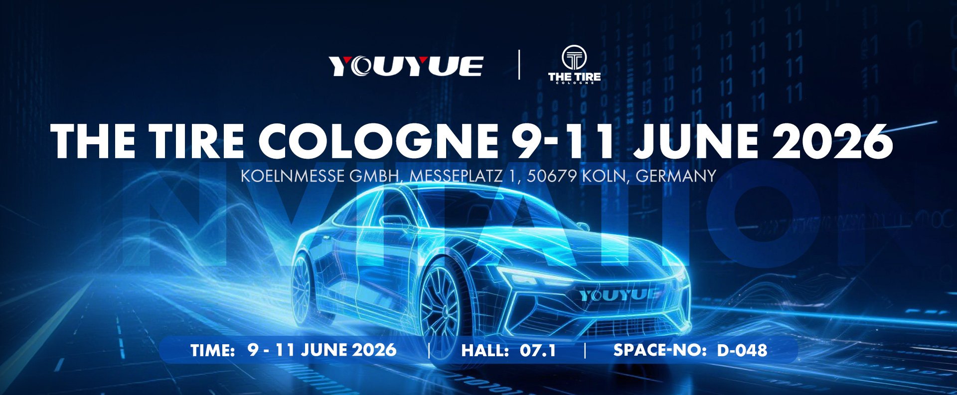 YouYue PCR Tire Cologne Germany 2026