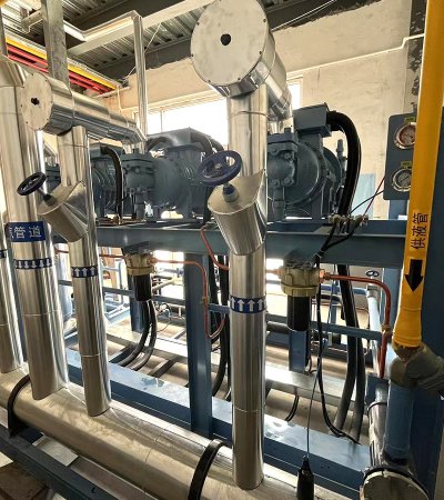 Refrigeration compressor for frozen seafood