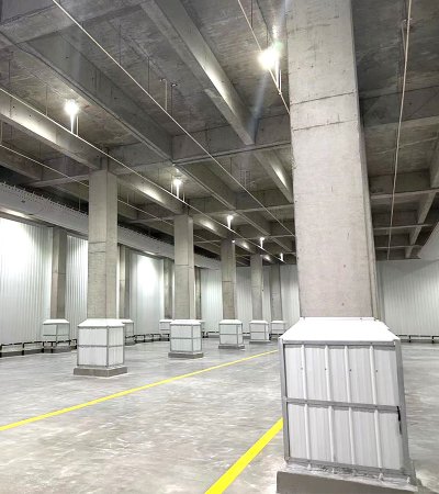 Air Cooled Cold Storage Room for Fish with Customized Dimensions