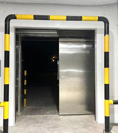 PU Insulated Manual Sliding Door Cold Room Cold Storage Freezer Insulation Door