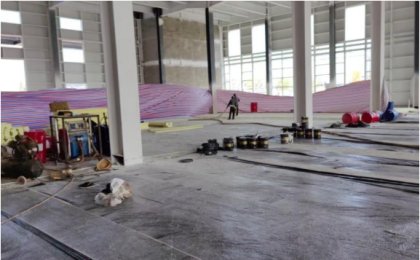 Our company was fortunate to win the bid and has started construction. Ground insulation work is currently underway on site.