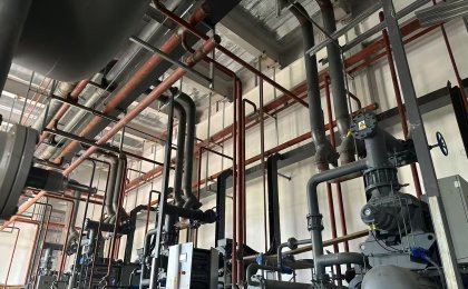 Installation site of cold storage refrigeration system