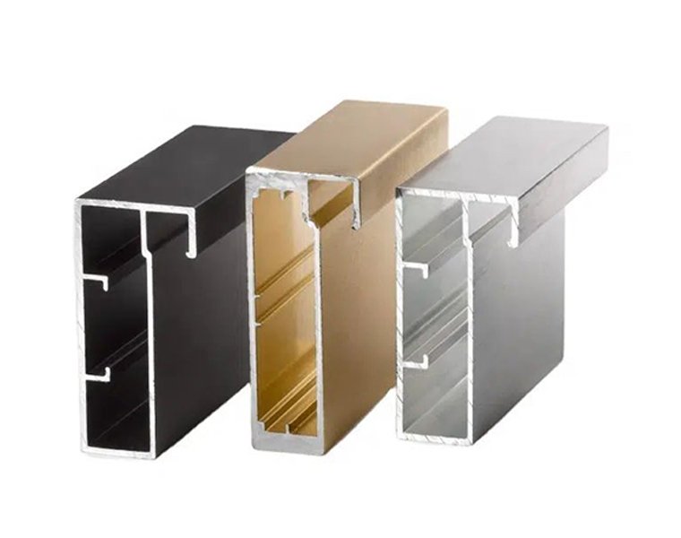 Perfiles de aluminio para gabinetes de cocina