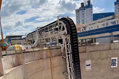 Small space, large capacity! Bulk material conveyor 90 degree large angle lifting