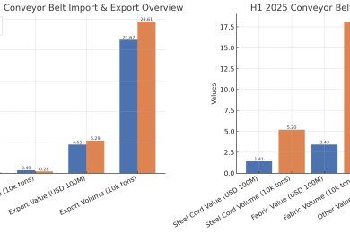 China Conveyor Belt Market Report H1 2025: Rising Exports and Strong Global Demand