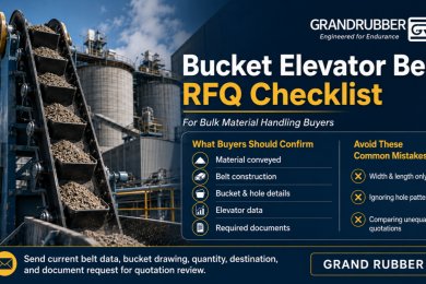 Bucket Elevator Belt RFQ Checklist for Cement, Grain, and Bulk Material Buyers