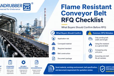Flame Resistant Conveyor Belt Specification: What Buyers Should Confirm Before RFQ