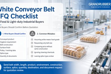 White Conveyor Belt RFQ Checklist for Food and Light-duty Industrial Buyers